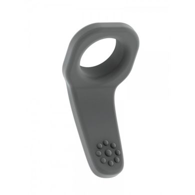 Sono No. 7: Penis-/Hodenring mit Stimulator, grau