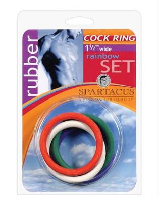 SPARTACUS Cock Ring Set 5er. Ø 3.8cm