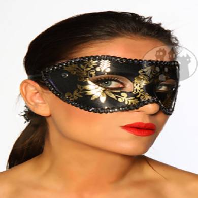 Venezianische Maske mit floraler Verzierung