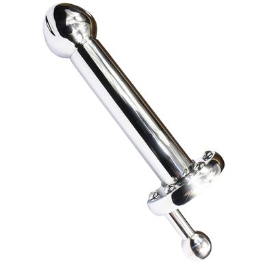 20 x 4 cm Metalldildo - Stainless Steel Rotating Reamer