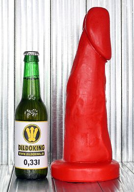 28 x 8,5 cm Dildo Hank red
