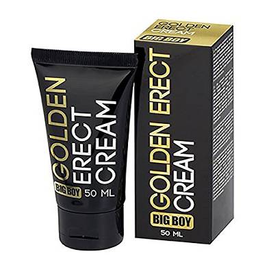 BIG BOY Golden Erect Cream 50 ml - für eine längere Erektion - mit 2 Kondomen