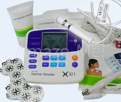 Reizstromgerät Sonde Akupunkturstift Kontaktgel TENS EMS Elektrostimulation NEU