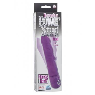 "Bendie Rod" Vibrator - 18 x 4 cm - in Violett