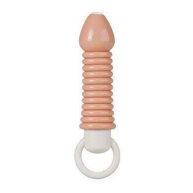 Analplug gerippter Schnuller, 8 x 2,5 cm