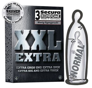 Secura Kondome XXL EXTRA