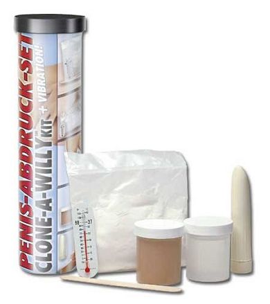 Penis-Abdruck-Set mit Vibrator