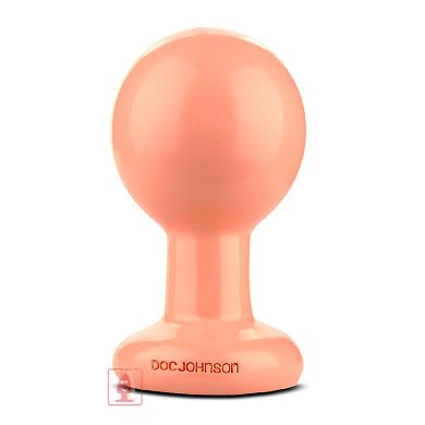 Round Butt - Plug hautfarben - large