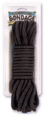 Bondage Seil schwarz 10 Meter