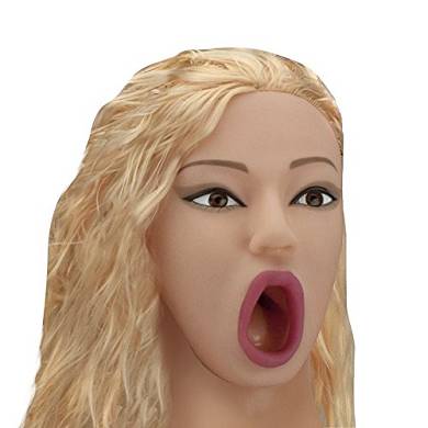 Blowjob Blondin Liebespuppe mit Vibrationsfunktion