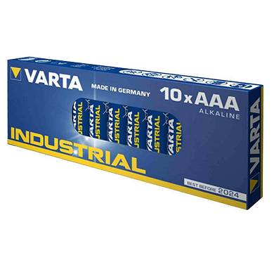 10 x Varta 04003 Batterien Alkaline, Micro, AAA, LR03, 1.5V, Industrial, Box