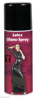 Latex Glanzspray - 200 ml Pflege & Glanz Latexpflege Pflegespray Spray