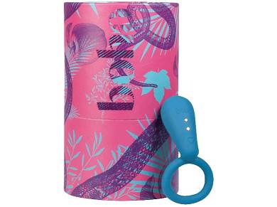 Amorelie Cyan mit Vibrator Penisring