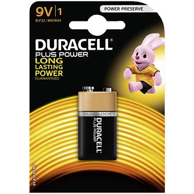 DURACELL PLUS POWER 9V MN 1604/6LF22 ALKALINE B1 Batterien Plus Power