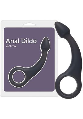 13,5 x 2,6 cm Anal Dildo Arrow Silikon schwarz