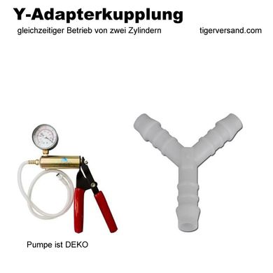 Y-Adapterkupplung f?r Schl?uche