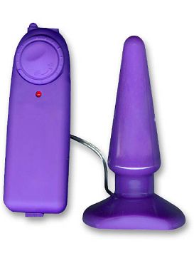 11 x 3 cm ToyJoy FUNKY vibrating Buttplug purple