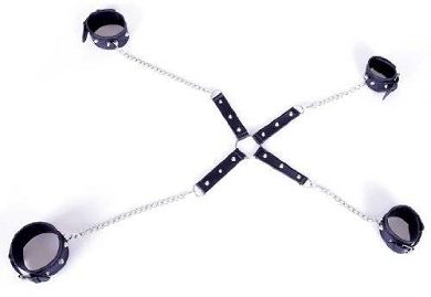 Fetish Collection Lederimitat Fesselset/24912141001. 1er Pack (1 X 1 Stück)