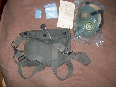 Gasmaske ABC Schutzmaske M-59   ex-Yu Armee NEU unbenutzt mit Tasche Raritt