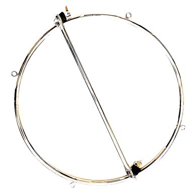 HardcoreDeLuxe Stainless Steel Bondage Wheel silver
