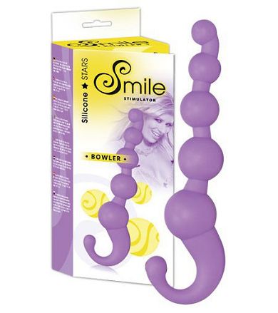 Smile Bowler Analdildo, purple