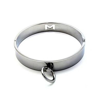 Dopobo Stahl Halsband Halsreif mit O-Ring High Quality Bondage Halsband Halsreif aus Stahl