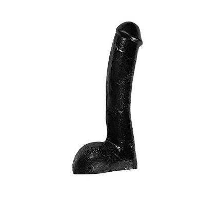 Klassischer Dildo ca.23x4.5cm schwarz