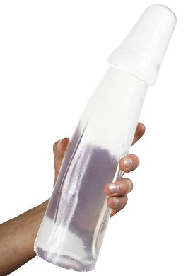 34 x 4,5 ? 9,5 cm ASS ANGELES Dildo Mulholland clear