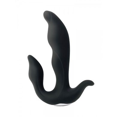 3 Point Prostate Massager: Vibro-Analplug, schwarz