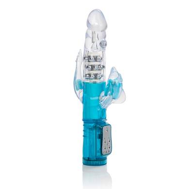 CalExotics Dolphin Tarzan Vibrator in Blau