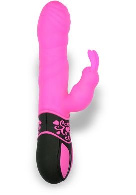 19 x 3,7 cm Vibrator - Design for Climax - Rabbit Silikon pink