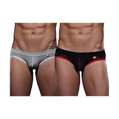 Usex Sense Herren Underwear-2 er Pack . Netz Unterwäsche Jockstrap Slips
