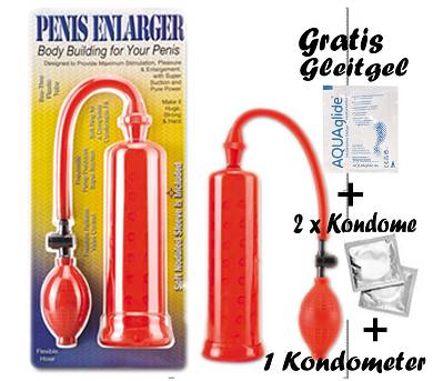 Penis Pumpe rot Penispumpe kein Sexspielzeug Porno Erektionshilfe Potenzmittel