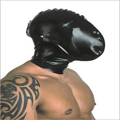 Latex Maske - komplett verschliebar