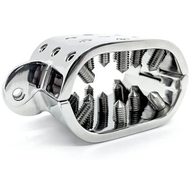 HardcoreDeLuxe Stainless Steel Oval Spiked Ball Stretcher - CBT