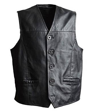 Weste Edwin 321 Lammnappa schwarz
