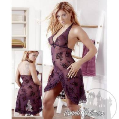 Kleid violet flower