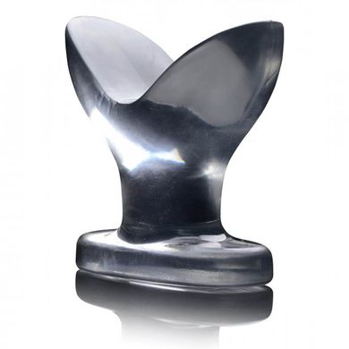 10 x 5 - 10 cm Master Series - Anchored Clear Anal Plug clear