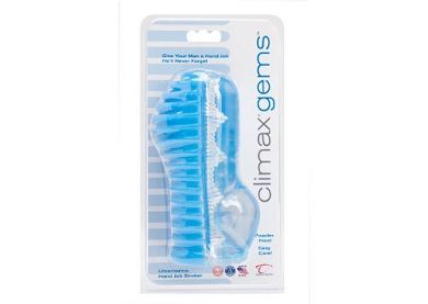 California Exotics Climax gems Hand Job - aquamarine Mastrubator