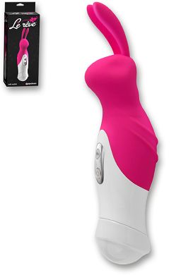 17 x 3,8 cm Le Reve Wild Wabbit Vibrator dark pink