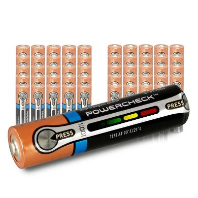 50x MICRO AAA LR03 MN2400 DURACELL 1200mAh Ultra Power m.Batterietester 50 Stk