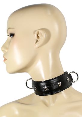 HardcoreDeLuxe ? Lederhalsband mit Nieten