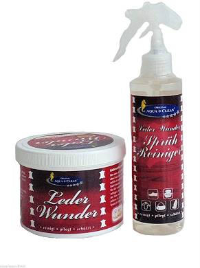 Aqua Clean Leder Wunder Leder Reiniger Leder Pflege Balsam fr alle Glattleder