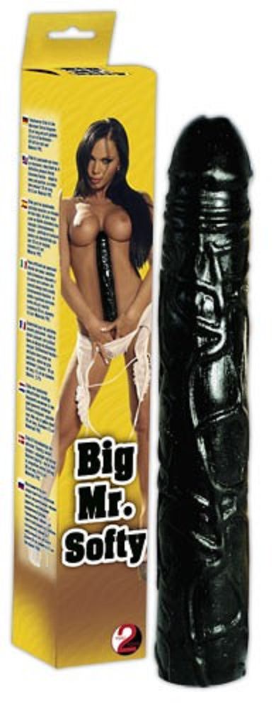 Dildo Big Mr. Softee schwarz