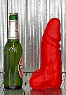 22 x 6 cm Lance Dildo red