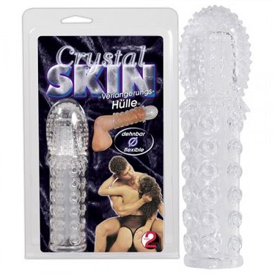Penisverlängerung Crystal Skin Sleeve