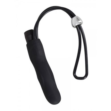 Penis-/Hodenschlaufe mit Vibroplug, schwarz