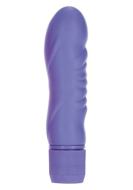 10 x 3 cm Minivibrator First Time Silicone-Stud violet
