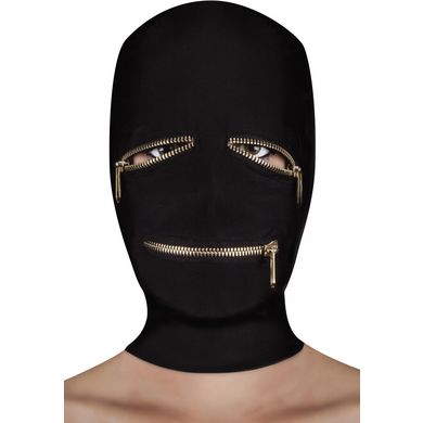 Maske - Extreme Zipper Mask with Eye and Mouth Zipper black