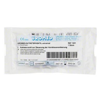 UROMED Katheterventil m.Adap 1St PZN 07198560